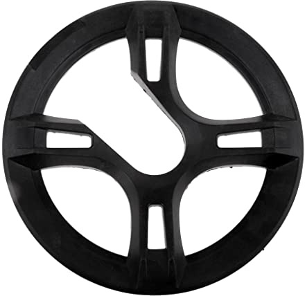pistro Mountainbike Kettenschutz Kettenradabdeckung 42-44 Zähne Kunststoff 180mm Schwarz für quadratische Lochkurbeln
