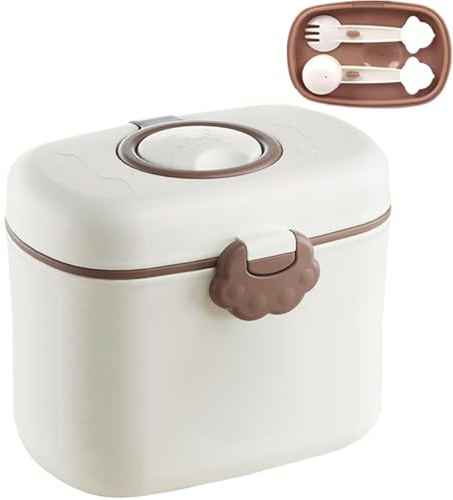 Dispenser per formule - Contenitore per latte in polvere per bambini | Scatola portatile per snack ermetica per alimenti, per attività all'aperto, viaggi, cucina, asilo, cucina