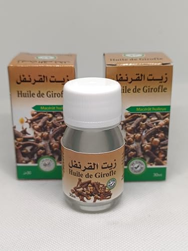 Huile Essentielle de Clou de Girofle, 30ml, Lot de 2