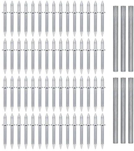 SHINEOFI 600 Pièces Clous Doubles de Plinthe en Acier au Carbone Argentés avec Fixation Invisible et Performance Robuste pour Installation sans Traces sur Plinthes et Escaliers