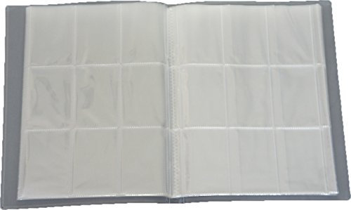 Leere Sammelmappe - 26 Seiten (468 Karten) - Ideal für Sammel Bilder/Karten - Farbe Neutral