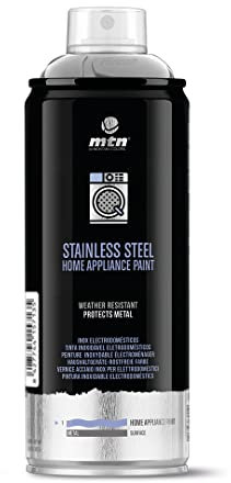 Montana Colors MTN PRO Inoxidable Electrodomésticos, Spray 400ml, El embalaje puede variar