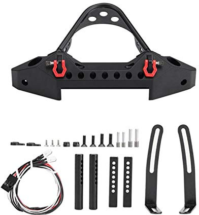 1/10 Rc Crawler£¬ Rc Rock Crawler Body Bumper Cars Trx4 Defender Accessories Trx4 Bumper£¬ Trx4 Upgrades for Bumpers RC Cars(black)