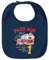 MoonWorks® Baby Lätzchen 1. Geburtstag Feuerwehr-Auto Pass auf Welt ich bin jetzt 1 für Jungen/Mädchen Baumwolle navy unisize