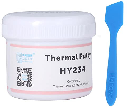 Pâte Thermique HY234 Thermique Haute Performance Pâte Rose pour PC Gaming, CPU et Carte Graphique (100g)