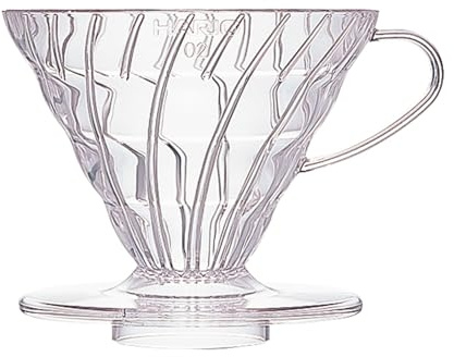 Hario V60 - Gotero de café de plástico, 02, transparente
