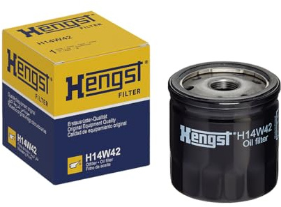 HENGST - Ölfilter H14W42 - Öl-Anschraubfilter für KFZ | Hochwertiger Motorölfilter für KFZ mit Otto- oder Dieselmotor - Robuster Ölfilter mit hoher Schmutzaufnahmefähigkeit
