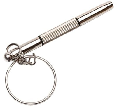 Gadpiparty Cacciavite Per Precisione Riparazione Di Montature Per Cacciavite Per Orologio Portachiavi in Argento