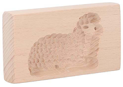 Animal Cookie Lovely Animal Cookie, Wooden Cookie Vivid Wooden Biscuit Press Stamp Easy Demoulding Smoothly Cookie (Goat)