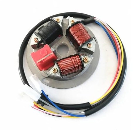 Motorrad-Generator-Statorspule Stator Spule Für Simson Elektronische Zündung Grundplatte 12V 42W S51 S60 S70 Schwalbe Stator Zündspule 34995
