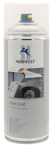 Normfest Paint Coat – Dickschichtlack felgensilber für Korrosionsschutz und Reparatur auf Metall & Kunststoff, 400ml