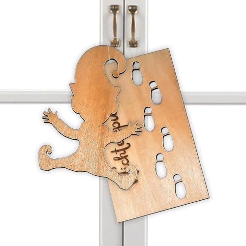 Weihnachtswichtel Fußabdruck Schablone - Wichtel Fußabdruck Vorlage | Fußabdruck Schablonen für Böden | Wichtel Vorlage Fußabdrücke | Weihnachten Bodenvorlage | Fußabdruck Vorlage |