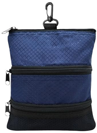 Golftasche – Golftaschen-Organizer, Gürteltasche mit gutem Schutz | Tragbare Balltasche, Golftasche mit großem Fassungsvermögen und Mehreren Taschen, Golfballtasche für Spielzeug, Tennisbälle, Golf