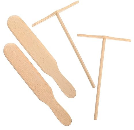 IMIKEYA 4 Piezas De Espátula Para Panqueques Esparcidor De Tortilla Esparcidor De De Crepé Herramienta Para Esparcir Crepes Espátula Para Panqueques Para