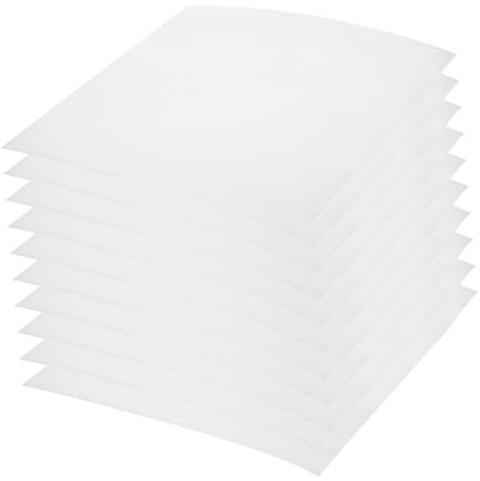 LALAFINA 50 Stück Kissenbeutel 25x30 Cm Epe Schaumstoff Verpackungsmaterial Stoßdämpfend Wiederverwendbar für Zerbrechliche Glaswaren Geschirr Möbel Umzug Lagerung Weiß