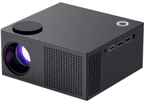 ISKDJBJG Proiettore 4K Android 10.0 TFlag Supporta 720P WiFi LED Proiettore Beam Proiettore per Home Theater Proiettore Spina UE