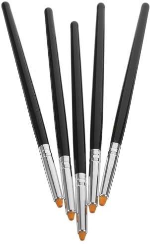 Wimpernlifting Bürste 5 Stück Schwarz und Faser | Wimpernlaminierungsbürste Zufällige Farbe, zum Auftragen des Klebers Wimpernlifting Pinsel, Tragbar und Leicht für Frauen