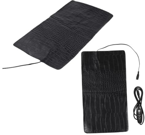 Hemobllo USB Betriebene Haustier Heizmatten 2 Stück Dreistufig Einstellbar Kratzfestes Wärmekissen Für Reptilien Katzen Und Kleintiere Tragbar Sicher Und Langlebig