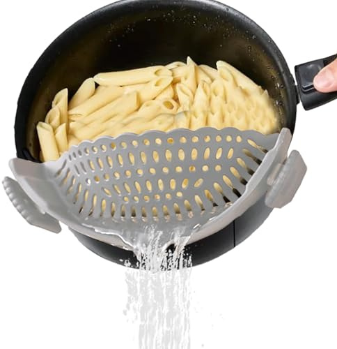 Inserto para colador de ollas, colador de ollas - Cuenco de cocina universal a presión - Herramientas de cocina para todos los tazones, coladores y coladores para frutas y verduras