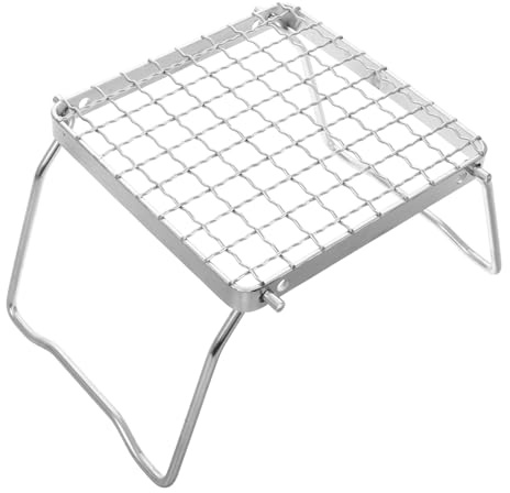 Gatuida Foldable Outdoor Pot Rack Stainless Steel Bbq Grill Portable Camping Cooking Essentials for Picnics and Hiking Folding Grill Design