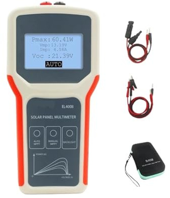 Testeur De Panneaux Solaires Photovoltaïques EY1800W/EY1600W/EY800W/EL400B, Multimètre, Outil De Mesure De Tension Par Détection Automatique/manuelle(400W)