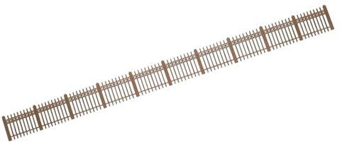 iplusmile Clôture de Jardin Plastique pour Maquette de Décor Miniature avec Panneaux de Clôture à Piquets Bordure de Jardin pour Bordures de Plantes