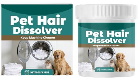 Dissolvente per peli di animali domestici, versatile per bucato, 6 x 5 cm, additivo per lavaggio con rilascio dei capelli, formula delicata, cura dei con design adatto agli animali