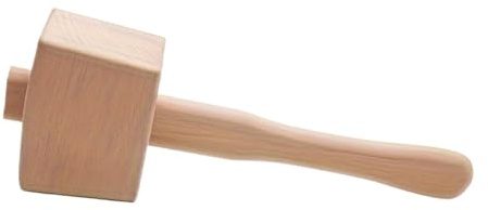 Wooden Mallet Wooden Mallet with Handle Premium Manual Ice Hammer for DIY Carpentry Making Tool Work Wood Carving Walnut Cracking Woodworking for Carved Chisel