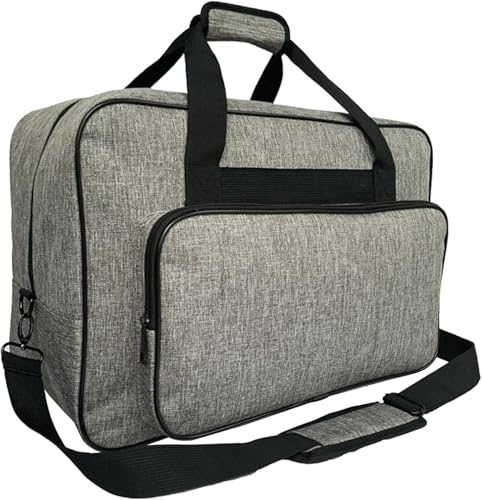 TLINGMEIXIAN Borsa per macchina da cucire, borsa tote con tasche e manici, custodia universale per macchina da cucire, grigio-Xian