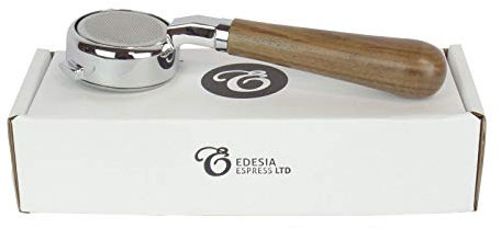 Bottomless Naked Portafilter for GAGGIA 58mm Espresso Machines - Walnut Handle, 21g Basket - by EDESIA ESPRESS