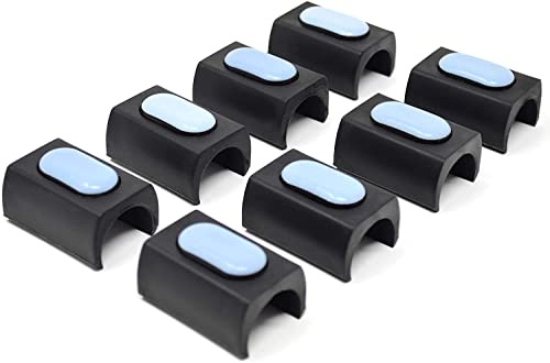 Design61 PTFE Set med 8 glidhjälpmedel för stolar frisvingare stolhållare Ø 18–20 mm möbelglidare klämskålsglidare