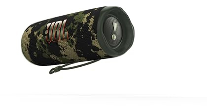 JBL Flip 6 - Portable Bluetooth Speaker, Powerful Sound and deep bass, IPX7 Waterproof, PartyBoost for Multiple Speaker Pairing, Home, Outdoor Travel (Squad) Camouflage (Renewed)