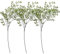Avoik 3 ramas de plantas artificiales, 110 cm, eucalipto verde, troncos de plantas artificiales, hojas verdes para rellenar jarrones, decoraciones, bodas, jardín, decoración del hogar