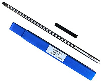 TRSGD Broccia per chiavetta a Spinta da 6 mm C1, Dimensioni metriche, Utensili per brocciatura per Router CNC, Utensili per Router CNC, Lavorazione dei Metalli, Mantiene Una Struttura Robusta