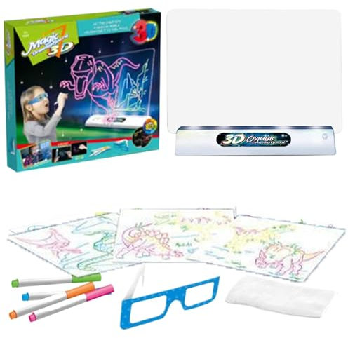 LED-Zeichenblock für Kinder, leuchtendes Zeichenbrett,Leuchttafel zum Malen - Leuchttafel zum Malen, Rechtschreiben, Nachzeichnen und Zeichenblock, fluoreszierende Maltafel