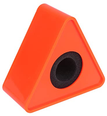 Toddmomy ABS Microphone Logo Stand Simple Design for Professional Interviews Mic Logo Flag Protector for Reporters