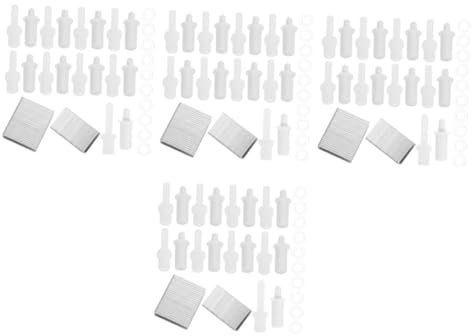 NUOBESTY Lot De 4 Loquets À Clous De Réparation Pour Volets Persiennes Stores Extérieurs Goupilles De Remplacement Pour Volets Accessoires Pour Volets Réparation De Volets En Plastique