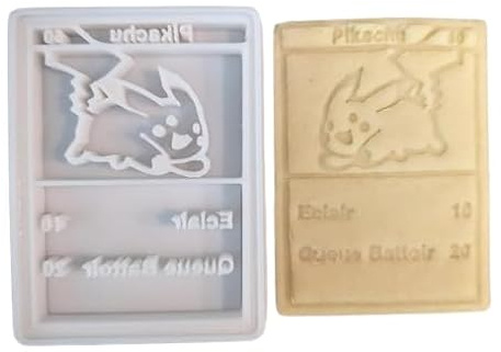 Emporte-pièce carte pika - conçu et frabiqué en france