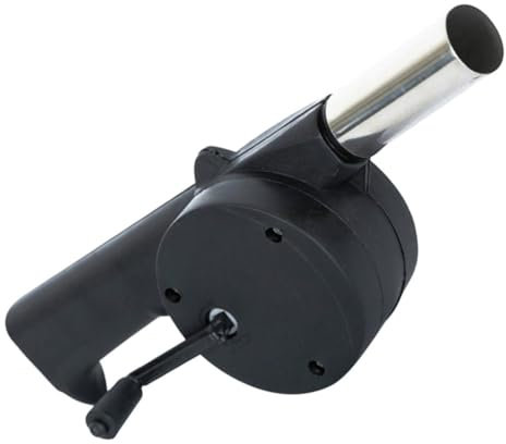 VICASKY Soffiatore Portatile per Barbecue Ventilatore da Cucina all Aperto Soffietto per Fuoco per Campeggio Grigliate Barbecue all Aperto Bracieri Falò Costruito in Metallo e Plastica des