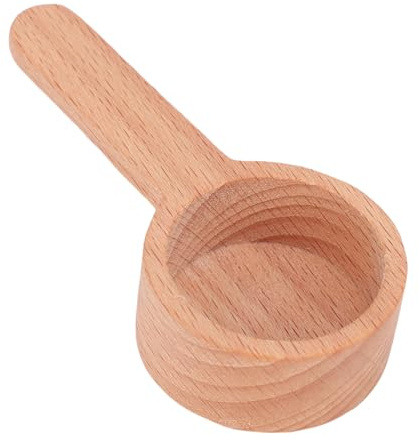 Garsent Cuchara de café, Cucharada de Madera, Cuchara de Madera que Mide la Cuchara Molida para los Frijoles Molidos o el Agitador de Cocción de Sopa de té, Accesorios para la Cocina