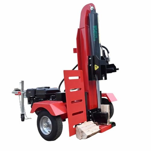 Garden Log Splitter High-Pressure Log Splitter Two-Hand Operation Vertical & Horizontal Dual-Use Garden & Farm Wood Processing