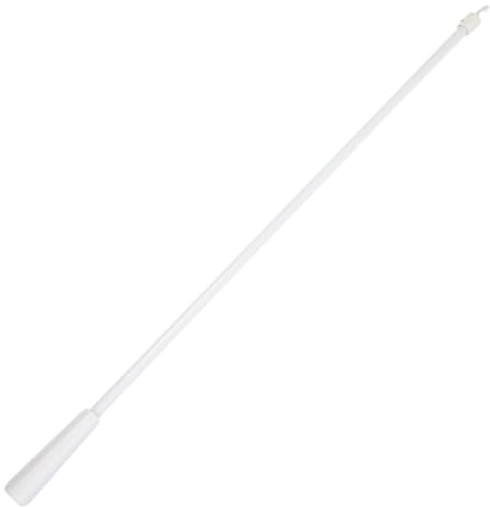 IMIKEYA Asta per Tende Cieche in Fibra di Vetro 17 Pollici Bianca Gancio Accessorio per Tende Verticali Apri-Tende per Uso Domestico e Ufficio