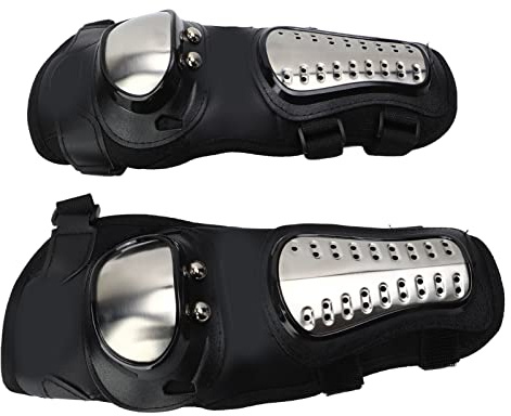 Cryfokt Gomitiere per Motociclette Regolabili Ammortizzatori Equipaggiamento di Supporto per la Guida per Tutte Le Persone PE, Gomma Taglia Unica 2X Gomitiere per Motociclette