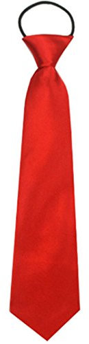 WS Kinder Krawatte Kinderkrawatte Taufe Hochzeit festlich Einschulung (rot)