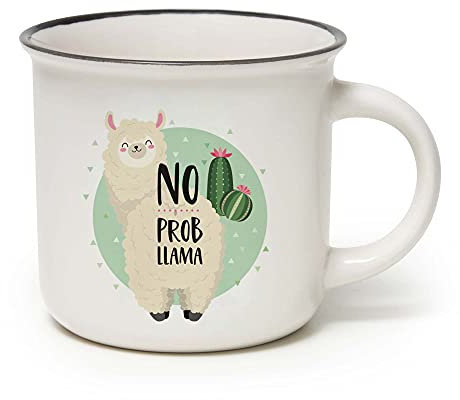 Legami Cup-Puccino Llama Tazza, Porcellana Bone China, Multicolore, 350 ml