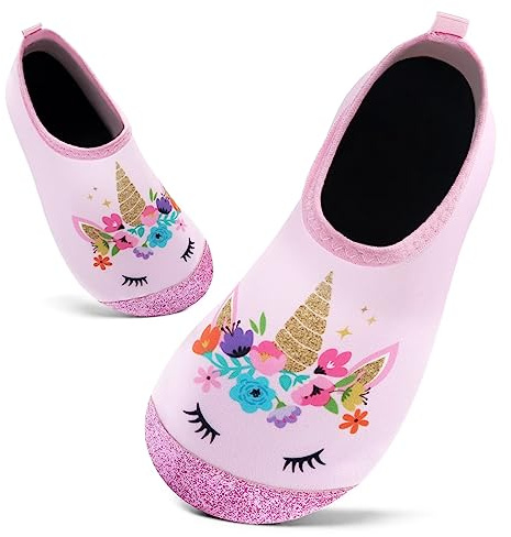 Mabove Badeschuhe Kinder Schwimmschuhe Wasserschuhe Schnell Trocknend Strandschuhe Aquaschuhe für Jungen Mädchen Baby Beach Pool