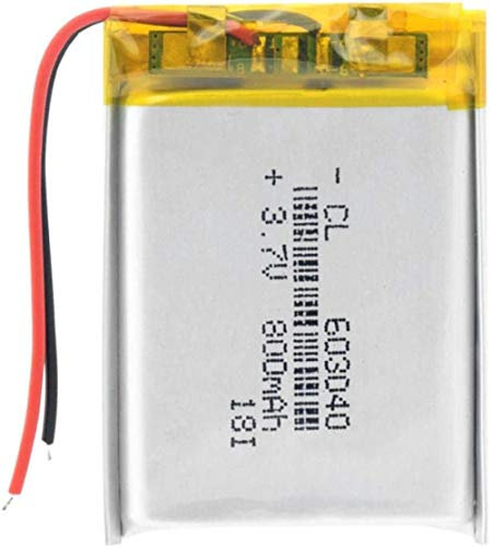 Batteria Agli Ioni Di Polimeri D 3.7 V 800 Mah 603040 Li Batterie Ricaricabili Al Litio Lipo Con Protezione Pcb-1 Pezzo