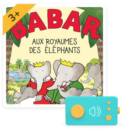 Coffret livre audio - babar aux royaumes des elephants