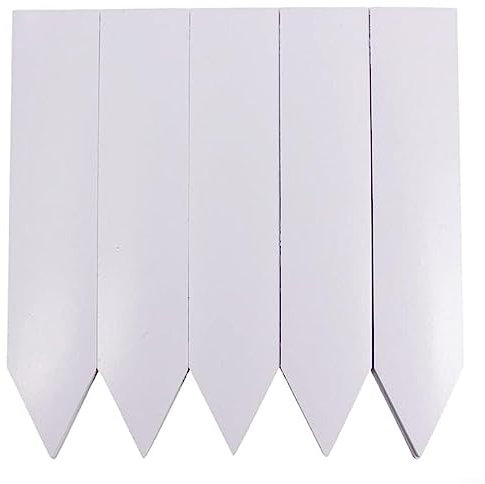 Lot de 1000 étiquettes de plantes de type T, étiquettes de plantes de jardin, étiquettes de jardin en plastique imperméables pour plantes de jardin, herbes, légumes, fleurs en pot (5 x 1 cm)