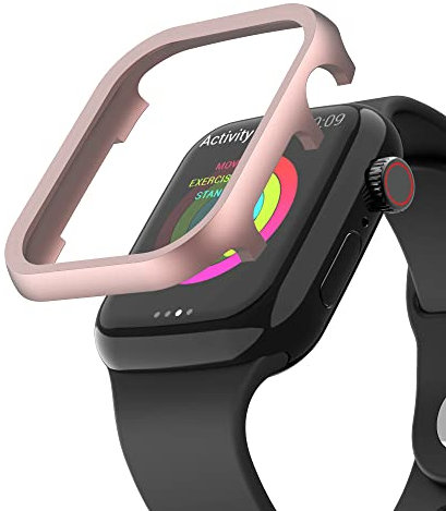 Aluminium Skyddsfodral Kompatibel med Apple Watch 40mm, 360° Skyddsfodral Reptålig Klockfodral Metall Fodral för Apple iWatch 40mm Stötfångare Skyddsserie SE/4/5/6